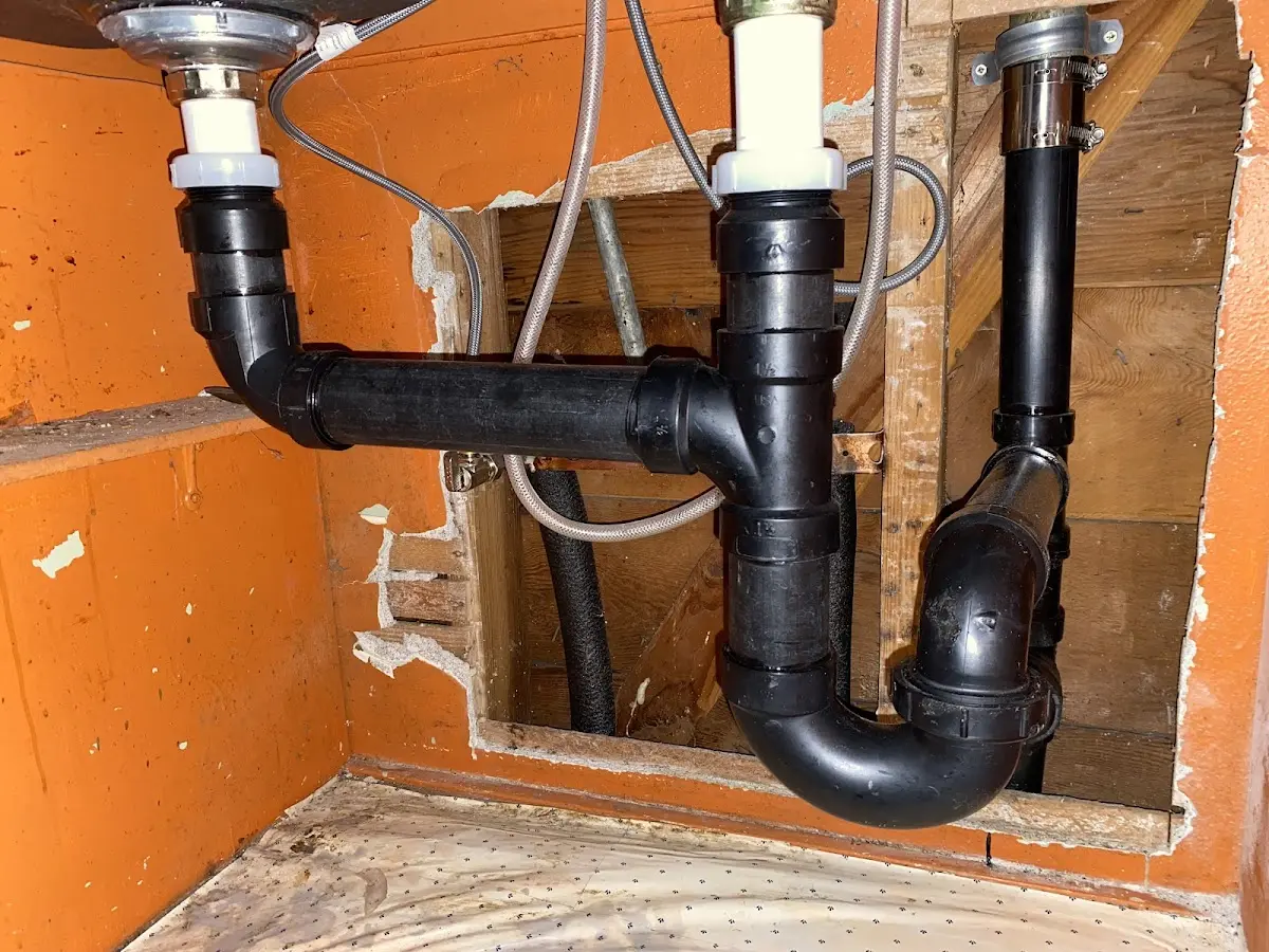 Professional Repiping Services equipment and tools on the job in Boyne City